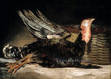  Goya Pintura - Pavo muerto Francisco de Goya
